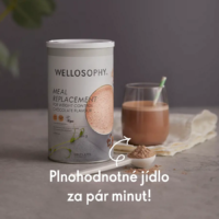 Čokoládový SuperShake na regulaci hmotnosti Wellosophy - náhrada stravy (doplněk stravy) - Image 2