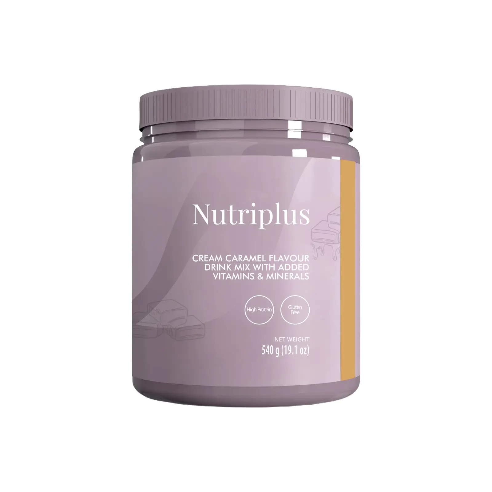 Nutriplus Koktejl - CREAM CARAMEL 540 g - Doplněk stravy - Obrázek 2