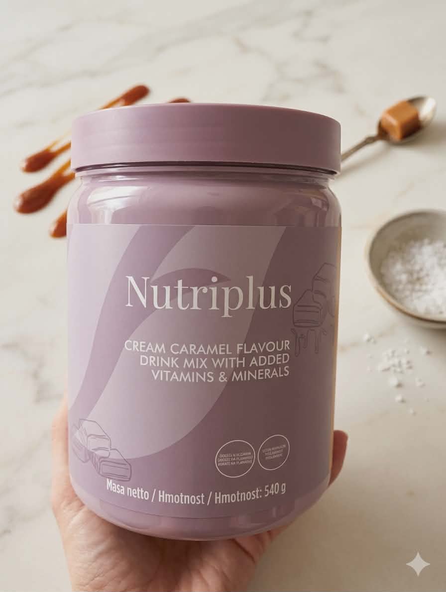 Nutriplus Koktejl - CREAM CARAMEL 540 g - Doplněk stravy