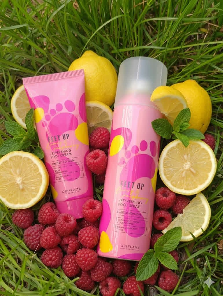 Osvěžující krém na nohy s citronem a malinami Feet Up, 75ml - Obrázek 2