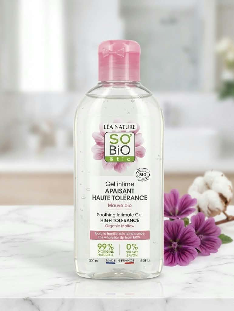 SO’BiO étic Gel mycí pro intimní hygienu hypoalergenní BIO (200 ml)