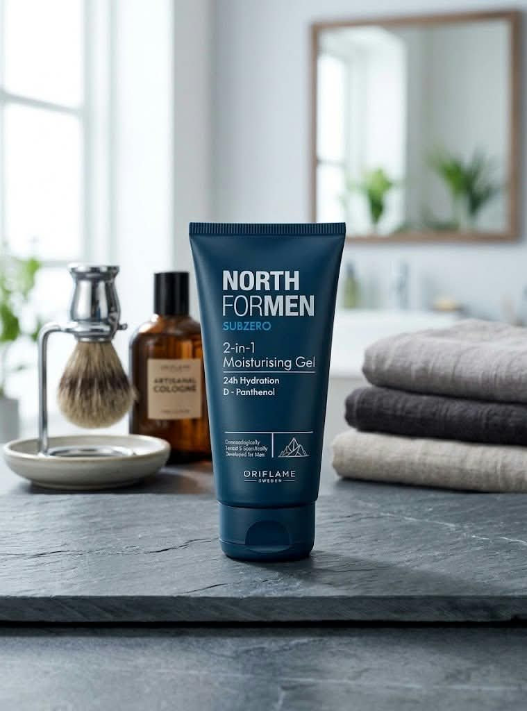 Hydratační gel 2 v 1 North For Men Subzero, 50ml