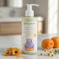laSaponaria Jemný tělový a vlasový mycí gel pro děti BIO (190 ml)
